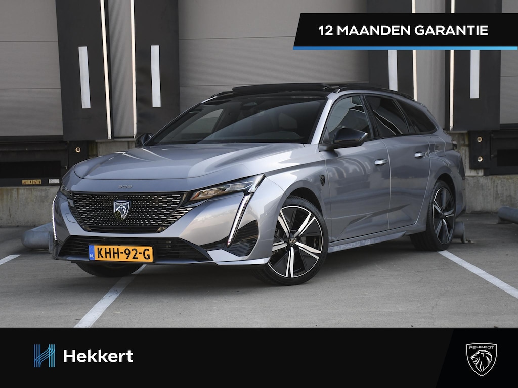 Peugeot 308 SW GT 1.6 Plug-in Hybrid 225pk Automaat PANO | 18''LM | ADAPT. CC | DODE HOEK | STANDKACHEL | CAMERA | DAB