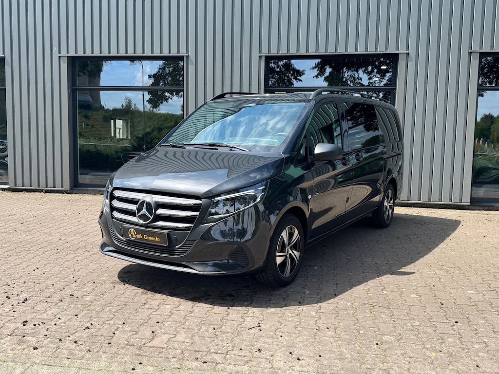Mercedes-Benz Vito 116 L2 Dubbelcabine Snoeks 2x Schuifdeur Bpm vrij Multibeam Trekhaak 2.5T Afneembaar Smartphone integratie 9G-Tronic Demo