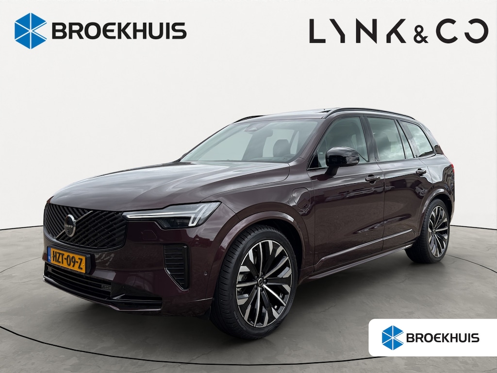 Volvo XC90 T8 Plug-in hybrid AWD Ultra Dark | Trekhaak | Luchtvering | Massage + Ventilatie | Audio High End | Gelaagde ruiten |