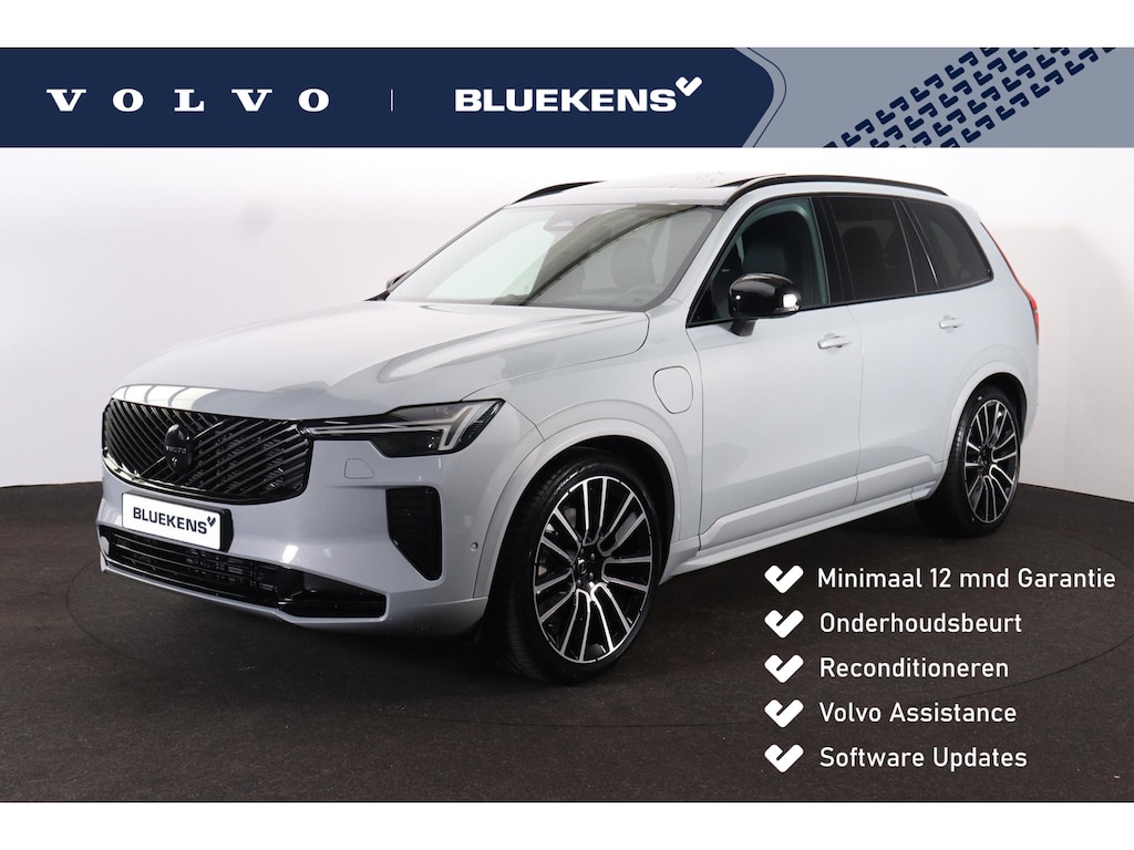 Volvo XC90 T8 Recharge AWD Ultra Black Ed. Exec. - Luchtvering - Panorama/schuifdak - IntelliSafe Assist & Surround - 360º Camera - Bowers & Wilkins audio - Verwarmde voorstoelen, stuur & achterbank - Parkeersensoren voor & achter - Elektr. bedienb. voorstoelen met geheugen - Geventileerde voorstoelen - Head up display - Draadloze tel. lader - Extra getint glas - Inklapbare trekhaak - 22' LMV