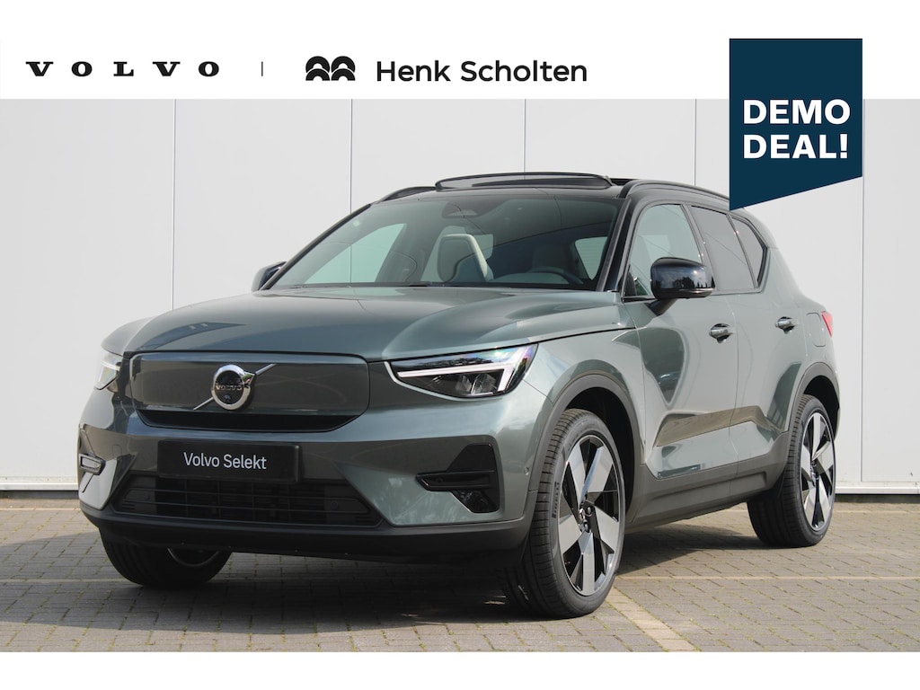 Volvo EX40 Single Motor Extended Range Ultra Europa 82 kWh | Panoramisch schuif-/kanteldak | Verwarmbare voorstoelen+stuurwiel | Premium audio by Harman Kardon | Warmtepomp | Adaptive cruise control | 360 graden camera | Power Seats incl. Memory