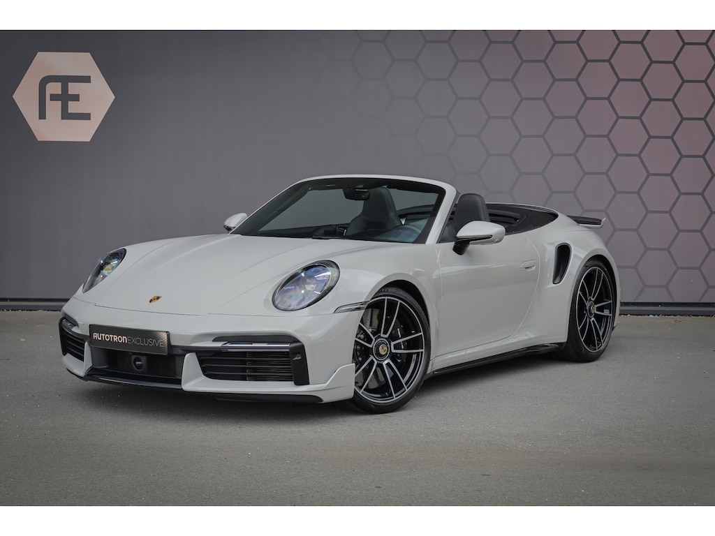 Porsche 911 Cabrio 3.8 Turbo S | SPORT DESIGN AERO KIT | LIFTING | FULL PPF | BOSE | GT SPORTSTUUR MET VERWARMING | PDLS+ | 360CAM | PASM | STOELKOELING | INNODRIVE ADAPTIVE CRUISE | ACHTERASBESTURING | STUURVERWARMING |