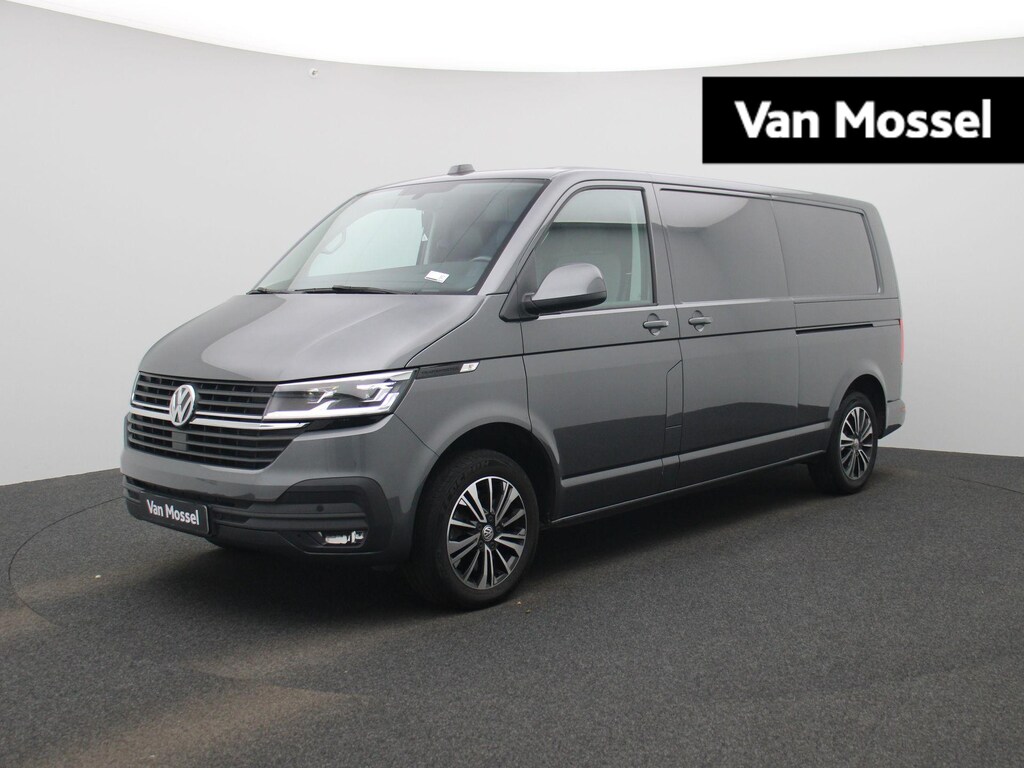 Volkswagen Transporter 2.0 TDI L2H1 204PK | Automaat | Trekhaak | Multifunctioneel Stuurwiel | Dubbele Schuifdeur | Navigatie | Parkeerhulp Voor + Achter | Cruise Control | LED-Koplampen | LED-Achterlichten | Achteruitrijcamera | Airco | DAB+ | Apple/Android Carplay |