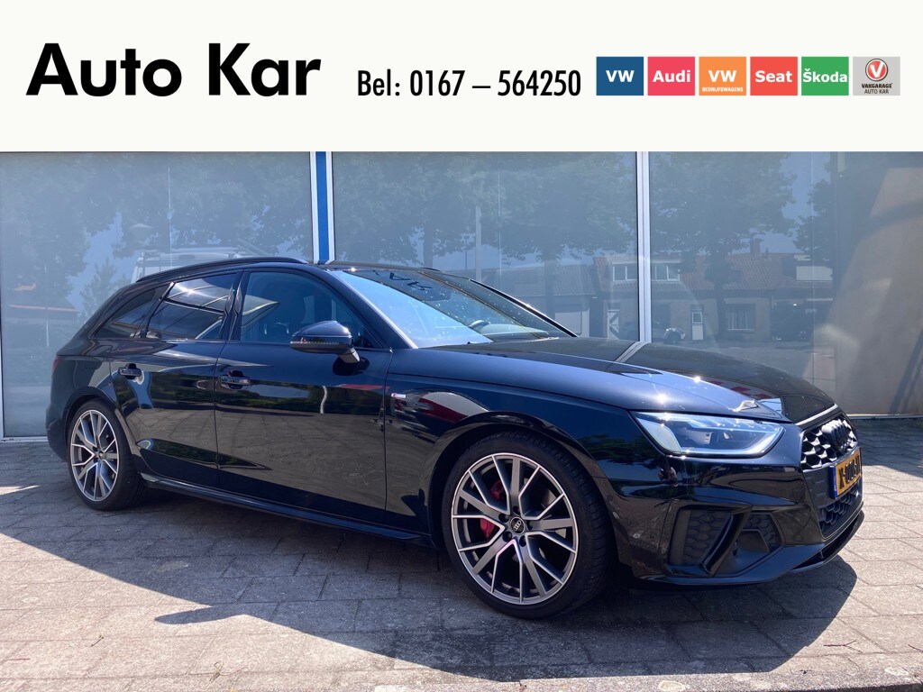 Audi A4 Avant 40 TFSI quattro S edition automaat Mild Hybride Black pakket Lederen interieur Stoelverwarming