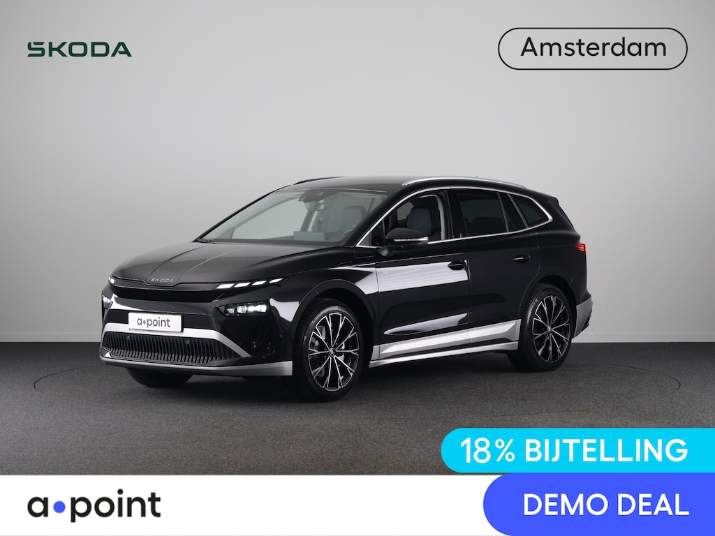 Skoda Enyaq 85 Business Edition 286 pk | Zwart leder |Adaptive Cruise | Blind Spot | | 19 inch lichtmetalen velgen