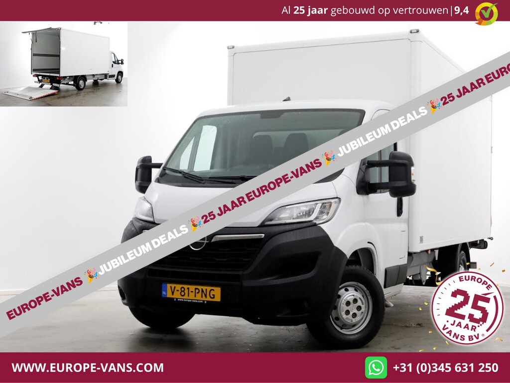 Opel Movano 2.2D 140pk Bakwagen met laadklep 1.060kg laadvermogen 06-2024
