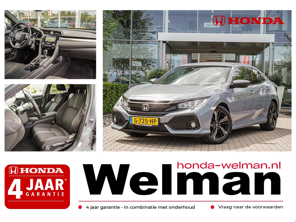 Honda Civic 1.0i VTEC ELEGANCE -  TURBO - AUTOMAAT - NAVIGATIE - CAMERA