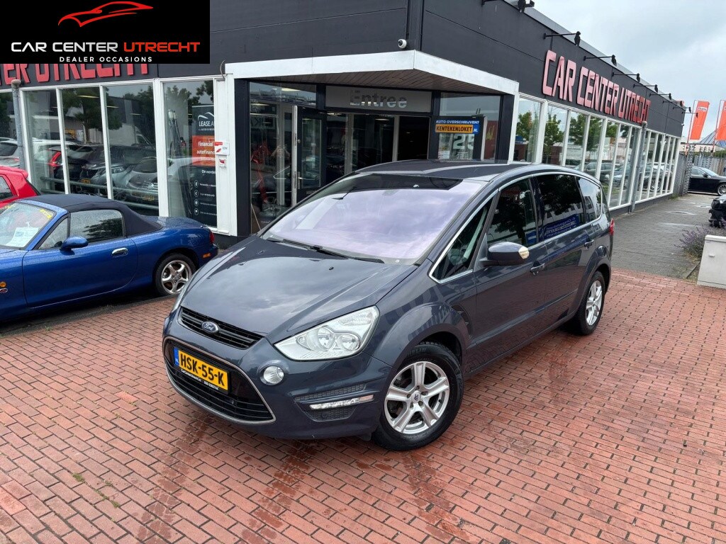 Ford S-Max 1.6 EcoBoost Titanium | trekhaak | leder | navi | airco |