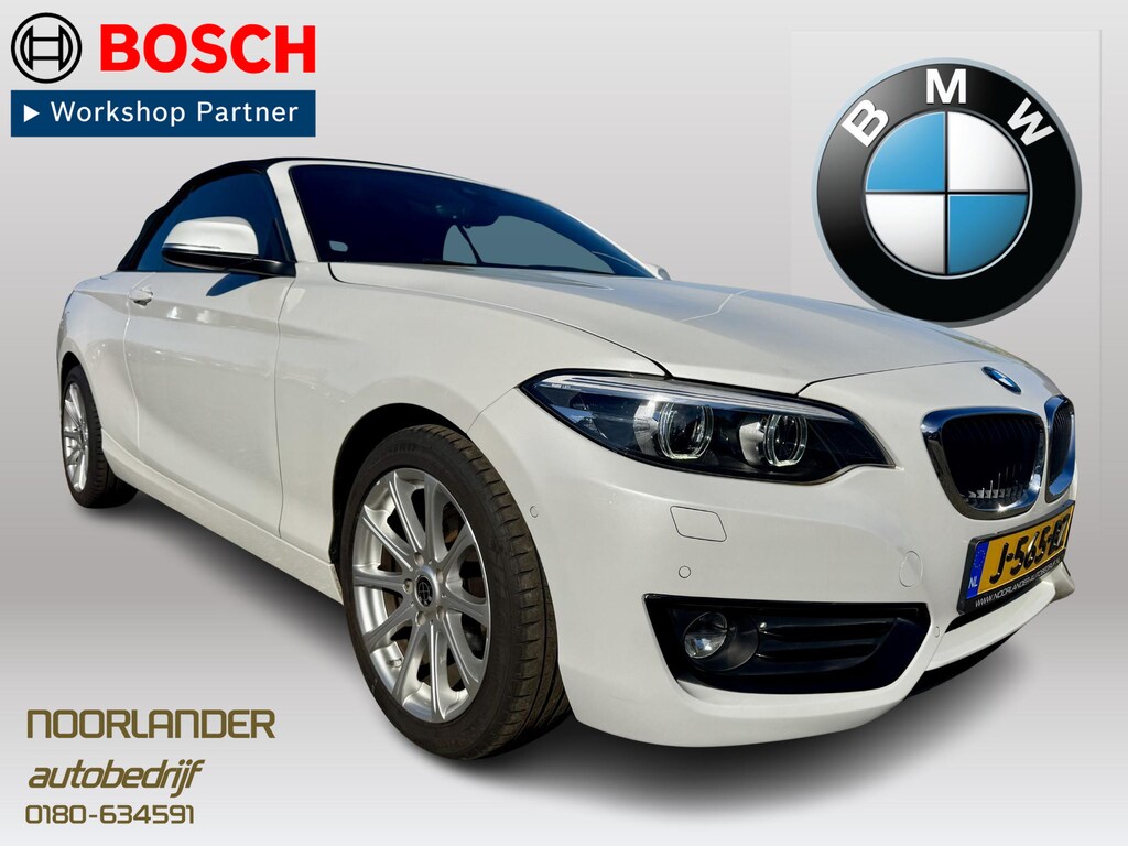 BMW 2-Serie Cabrio 220i Executive | Harman Kardon | Leder | Adaptieve Cruise | Dealer Onderhouden