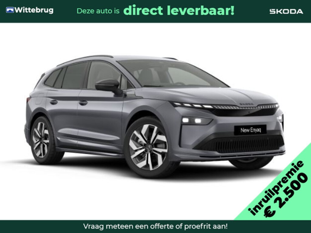 Skoda Enyaq 85 Sportline / Maxx pakket / Tranport pakket / Warmtepomp / Winter pakket