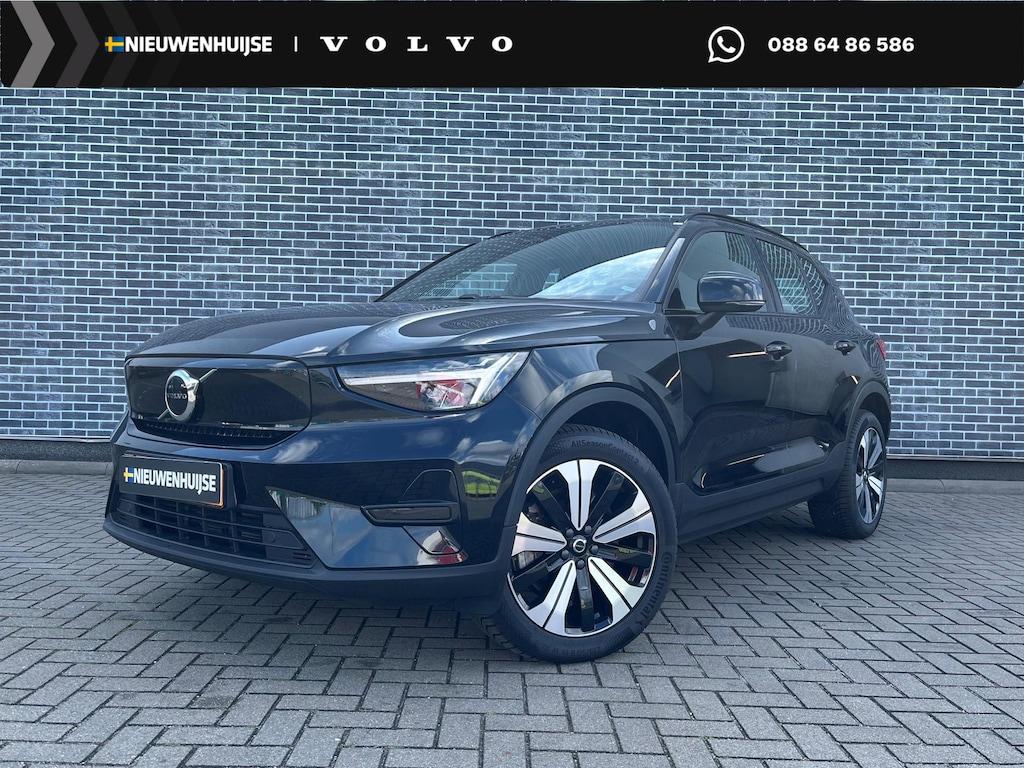 Volvo XC40 Recharge Plus 70 kWh | Google | Adaptieve Cruise Control | Stoel-/Stuurverwarming | Uitschuifbare Beensteunen | Dodehoek Detectie | Parkeercamera | Warmtepomp | Elek. Achterklep | All Season Banden