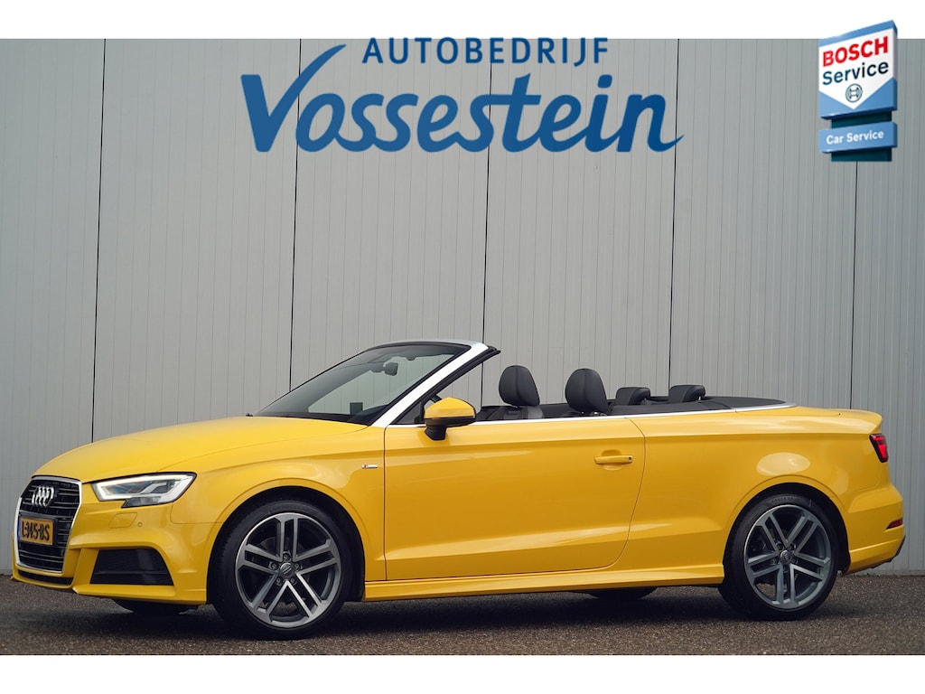 Audi A3 Cabriolet 1.5 TFSI CoD Sport S Line Edition / Vegasgelb / Led Matrix / Camera / Navi / Stoelverw. / Nekverw.