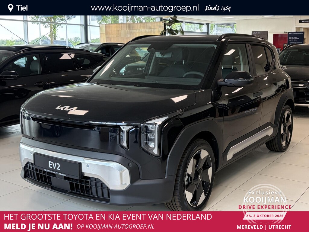 Kia EV2 Plus 42.2 kWh Direct rijden. Uit voorraad leverbaar. Excl. bij Kooijman Tiel: 0344-611400
