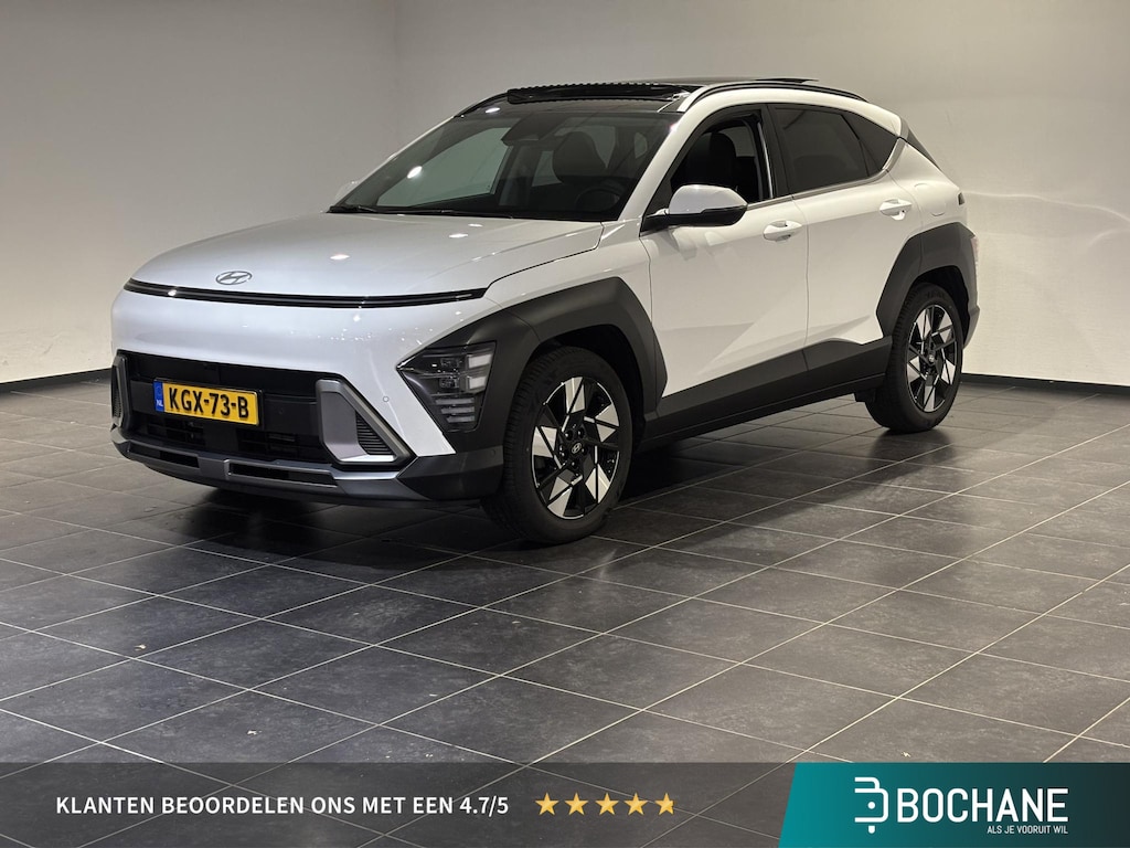 Hyundai Kona 1.6 GDI HEV Premium Sky | Panoramadak | Apple Carplay/Android Auto | voorstoelen verwarmd |