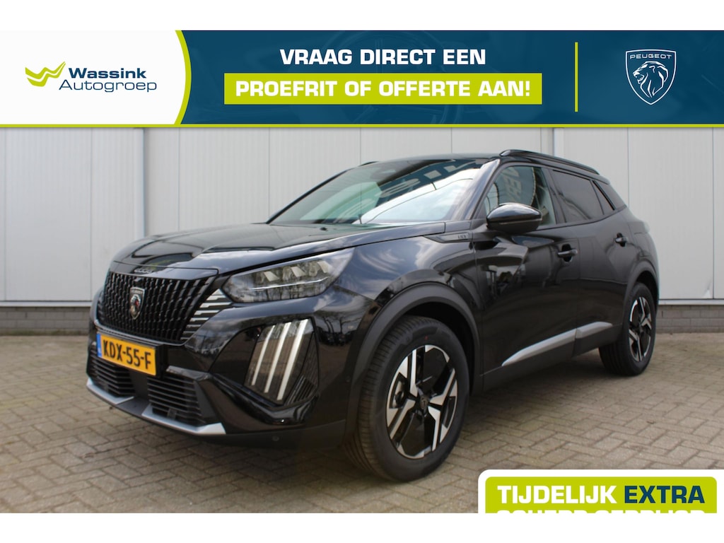 Peugeot 2008 1.2 Hybrid 145 GT VOORRAAD VOORDEEL | Navigatie | Parkeercamera | Parkeersensoren | LED |