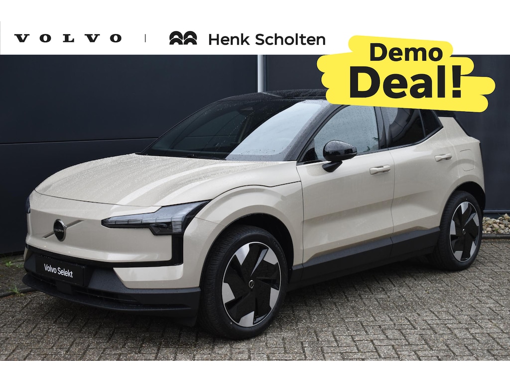 Volvo EX30 Single Motor Extended Range Plus Europa 69 kWh |DEMO DEAL| Harman Kardon Soundbar | Adaptieve Cruise Control | Google Navigatie | Elektrische voorstoelen met Memory | Climate Pack | Parkeersensoren voor en achter | Parkeercamera achter |