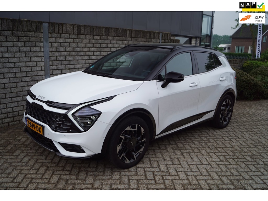 Kia Sportage 1.6 T-GDi Plug-in Hybrid AWD GT-PlusLine Autom Panodak Leder Stoel/Stuur A Bank Verw Navi Camera Clima 2x PDC ENZ.