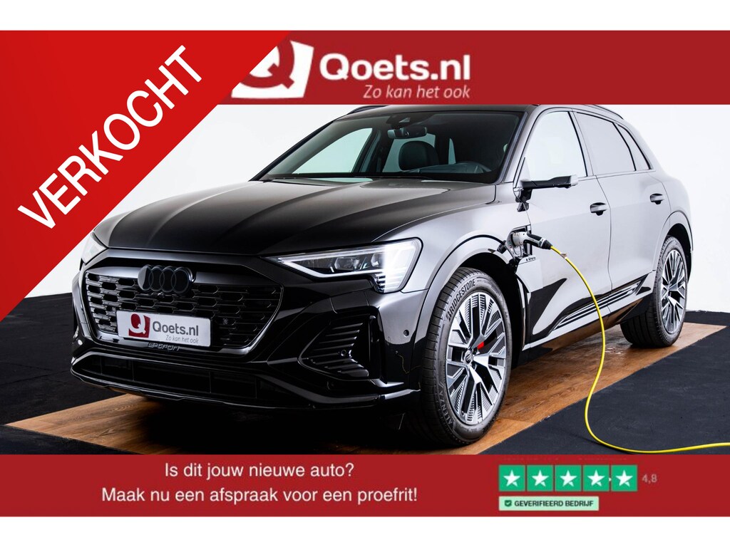 Audi Q8 e-tron 55 quattro S Edition 115 kWh Panoramadak - Adaptieve Cruise Control - Audi virtual mirrors - Stoelverwarming vóór - Elektrisch verstelbaar stuurwiel - Uitgebreide interieurvoorverwarming -