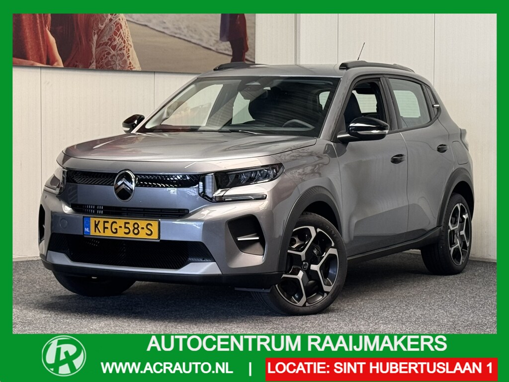 Citroën C3 1.2 TURBO PLUS 100PK NIEUW MODEL 2025 50 STUKS OP VOORRAAD !!! NAVIGATIE VIA APPLE CARPLAY/ANDROID CRUISE CONTROL AIRCO BLUETOOTH TELEFOON RIJSTROOKSENSOREN PDC ZEER MOOI !!