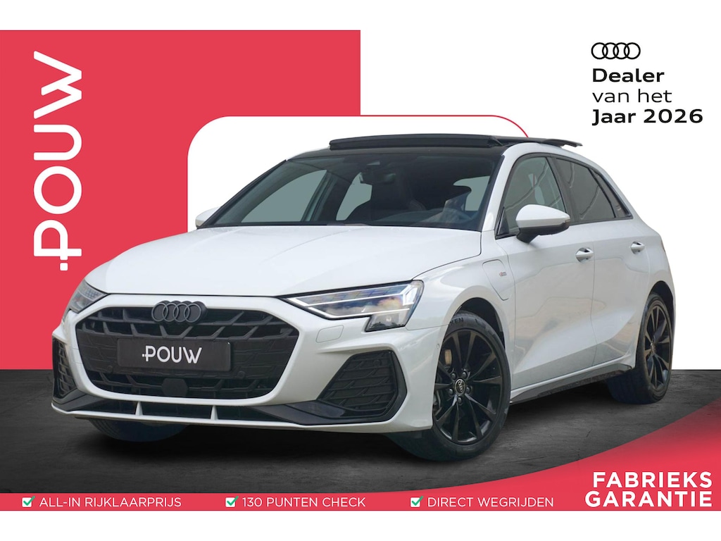 Audi A3 Sportback 40 TFSIe 204pk S Edition | SoH 100% | Panoramadak | Camera | Lichtpakket Ambiente Pro | PDC