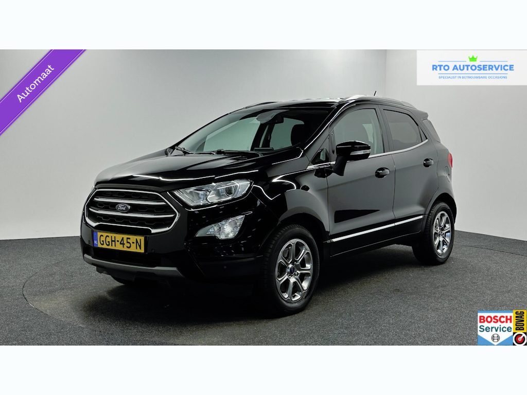 Ford EcoSport 1.0 EcoBoost Titanium AUTOMAAT TREKHAAK CARPLAY NAVI ECC CRUISE LM.