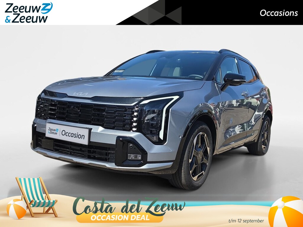 Kia Sportage 1.6 T-GDi Hybrid GT-PlusLine | Schuif/kanteldak | Lederen bekleding | 360 Graden camera | Head up display | Elektrische achterklep | Elektrische stoel verstelling met geheugen | Stoel verwarming + ventilatie voor | Dodehoek camera | Draadloze oplader | Adaptive onderstel | DEMO