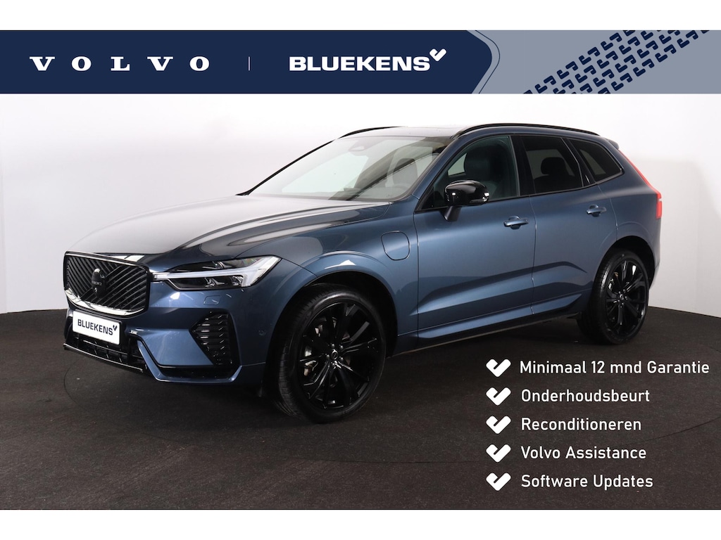 Volvo XC60 T8 Recharge AWD Plus Black Edition - Panorama/schuifdak - IntelliSafe Assist & Surround - 360º Camera - Harman/Kardon audio - Adaptieve LED koplampen - Verwarmde voorstoelen, stuur & achterbank - Parkeersensoren voor & achter - Head up display - Draadloze tel. lader - Extra getint glas - Inklapbare trekhaak - 21' LMV