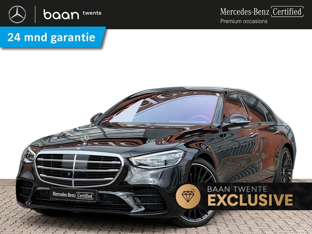 Mercedes-Benz S-klasse S 450 4-Matic AMG Line | Premium Plus | Achterassturing | Distronic | Stoelventilatie en verwarming | Panoramadak | Airmatic | Head-up display | Burmester 3D Surround Sound