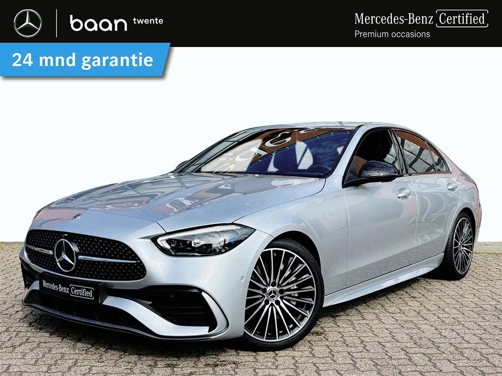 Mercedes-Benz C-klasse C 180 AMG Line | Nightpakket | Spiegelpakket | Parkeerpakket met 360 camera | Elek. verstelbare voorstoelen met geheugen | Stoelverwarming