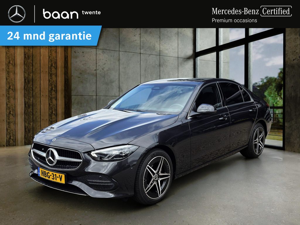 Mercedes-Benz C-klasse C 180 Business Line Avantgarde | 20" AMG velgen | Achteruitrijcamera | Spoorassistent | DAB+ | Trekhaak | Stoelverwarming | Spiegelpakket