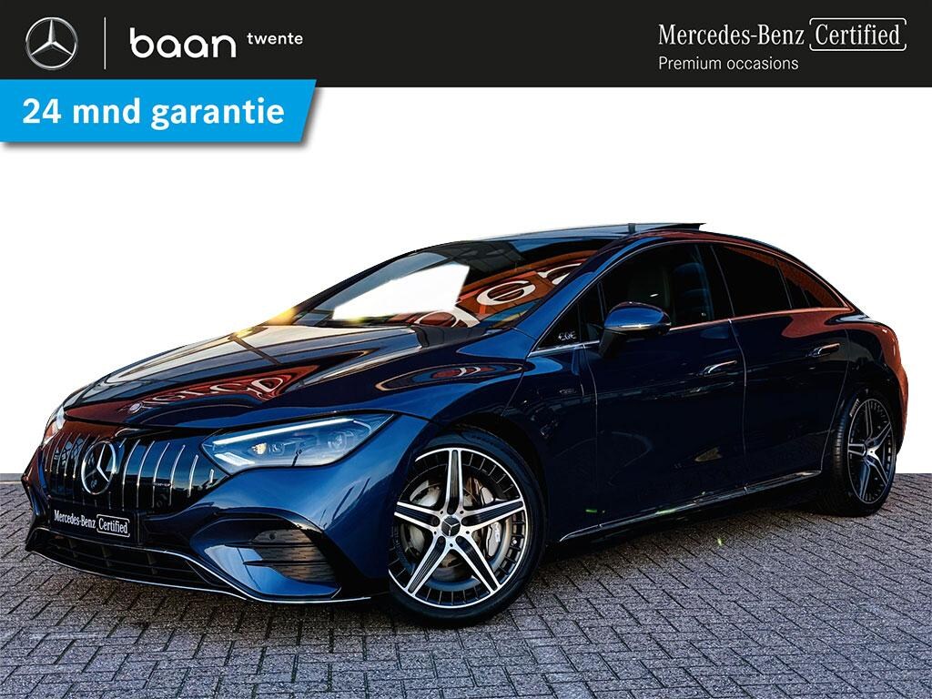 Mercedes-Benz EQE AMG 43 4-Matic 90 kWh | Premium pakket | Panoramadak | Achterassturing | Distronic | Elek. verstelbare voorstoelen met geheugen | Luchtvering