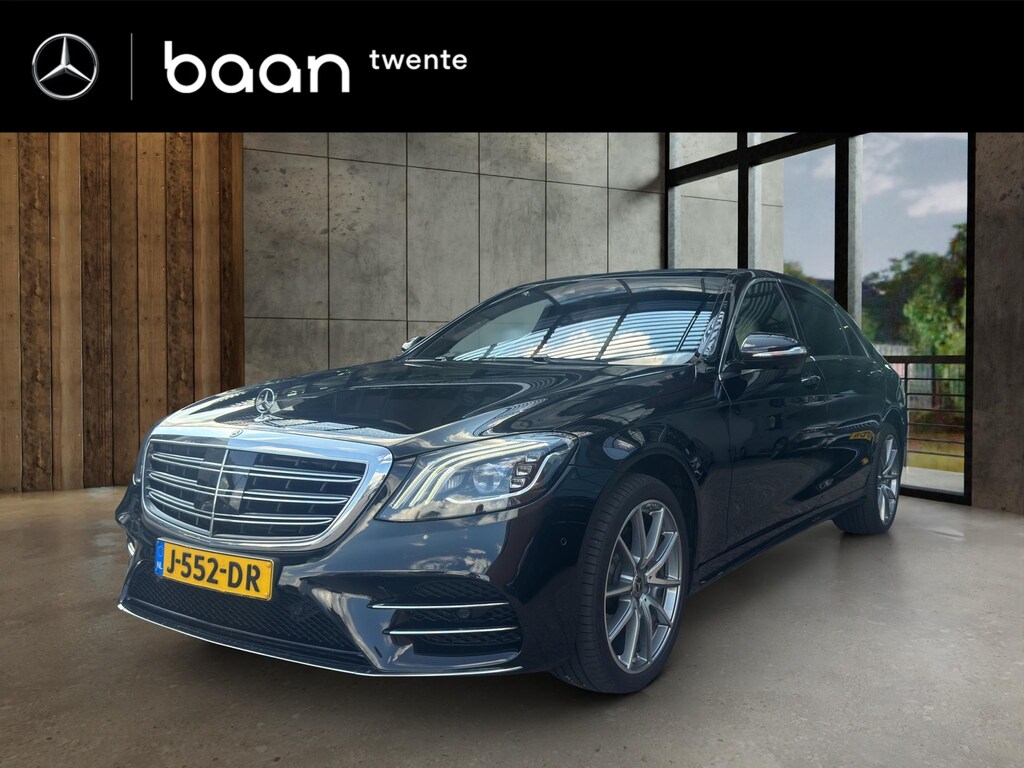 Mercedes-Benz S-klasse S 450 4-Matic Lang Premium AMG Line Plus | Panoramadak | Stoelventilatie en verwarming v + a | Distronic | Head-up display | Individueel entertainment achter | Chauffeur pakket