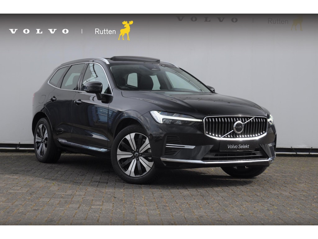 Volvo XC60 350PK Automaat T6 AWD Plus Bright / Navigatie / Elektrisch glazen schuif-kanteldak / Leren bekleding / Elektrisch verstelbare stoelen met geheugen / Stuur & Stoelverwarming / Achteruitrijcamera / Elektrische achterklep / Cruise control