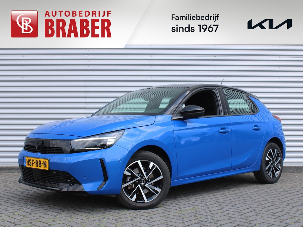 Opel Corsa 1.2 Turbo GS | Camera | Cruise | Parkeersensoren v+a | Dodehoeksensor | Apple Carplay/Android Auto | LED | 16" LM | Airco |