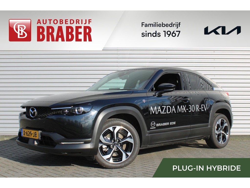 Mazda MX-30 e-SkyActiv R-EV 170 Advantage Industrial | Stoelverwarming | HUD | Dodehoek detectie | Elek. stoelverstelling | LED | 18" LM | Camera |