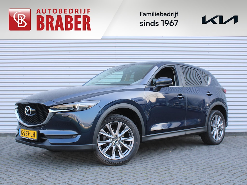 Mazda CX-5 2.0 SkyActiv-G 165 Comfort | Trekhaak | Stoel-/stuurverwarming | Dodehoek detectie | Carplay | Clima | 19" LM | Parkeersensor v+a | LED |