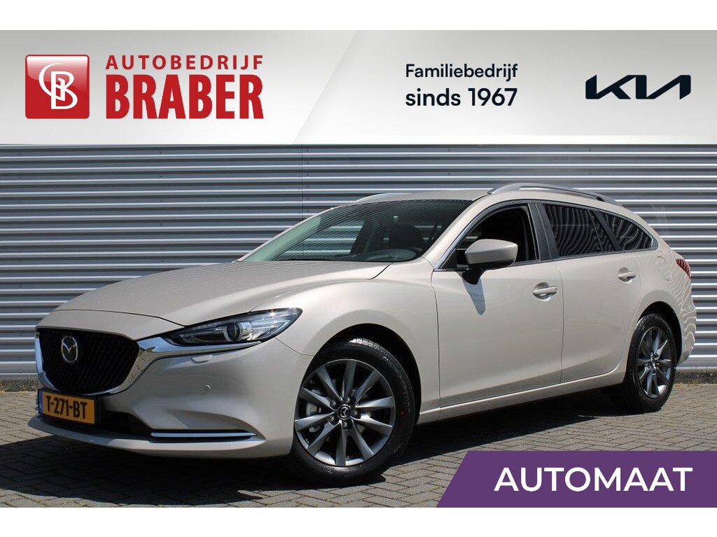 Mazda 6 Sportbreak 2.0 SkyActiv-G 6AT 165PK Centre-Line | BTW Auto | Navi | 17" LM | 360° Camera | Cruise | Head-up display | Automaat |