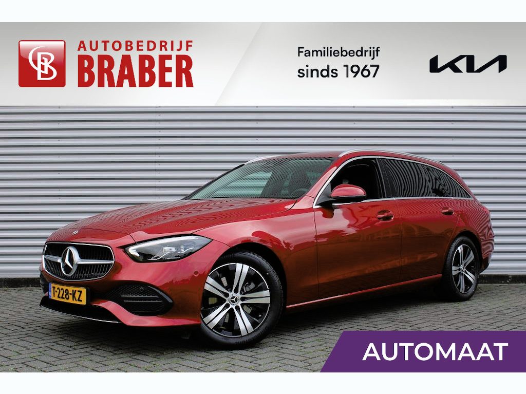 Mercedes-Benz C-klasse Estate 180 Business Line | Stoelverwarming | Camera | Elek. stoelverstelling + achterklep | Draaloze telefoonlader | 17” LM | LED | Clima | Navi |