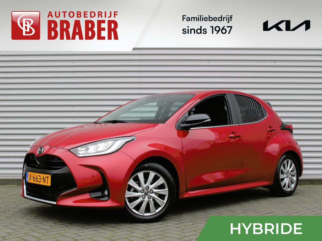 Mazda 2 Hybrid 1.5 Select | 16" LM | Stoel- & stuurverwarming | HUD | Camera | Dodehoek sensor |