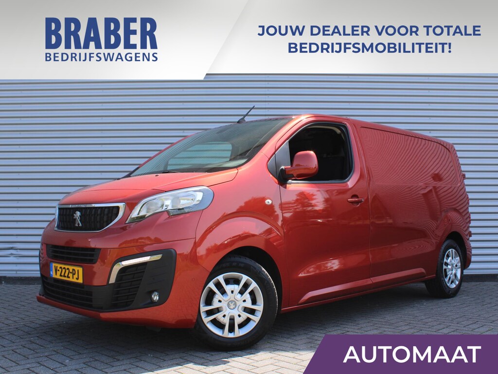 Peugeot Expert 227S 2.0 BlueHDI 180 Premium Pack | Trekhaak | Navi | Camera | Dodehoek detectie | Automaat | PDC | Airco | Cruise | Betimmerd | Betonplex vloer |