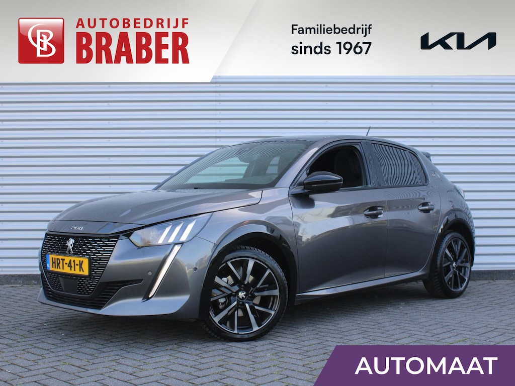 Peugeot 208 1.2 PureTech GT Pack | Stoelverwarming | Pano dak | Camera | Cruise adapt. | Dodehoek detectie | 17" LM | Navi | Clima | Leer/alcantara sportstoelen |