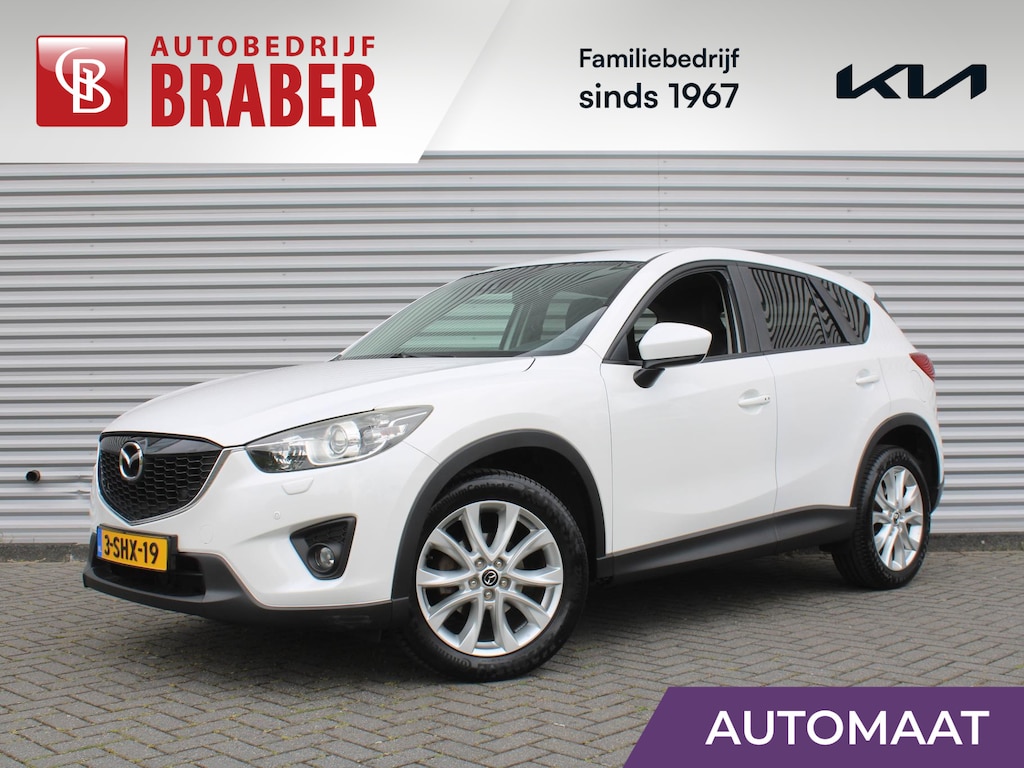 Mazda CX-5 2.0 GT-M 4WD | Stoelverwarming | 19" LM | Clima | Navi | Leer | Cruise | Camera | Xenon | Volledig dealer onderhouden! | Zeer nette auto |