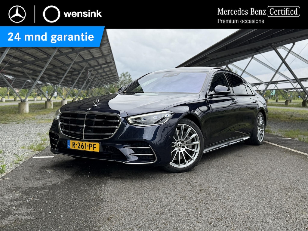 Mercedes-Benz S-klasse 580 e 4MATIC Lang AMG Line | Panoramadak | Achterasbesturing | Burmester | Head-up display | Digital light | Rijassistentiepakket | Nappaleder |
