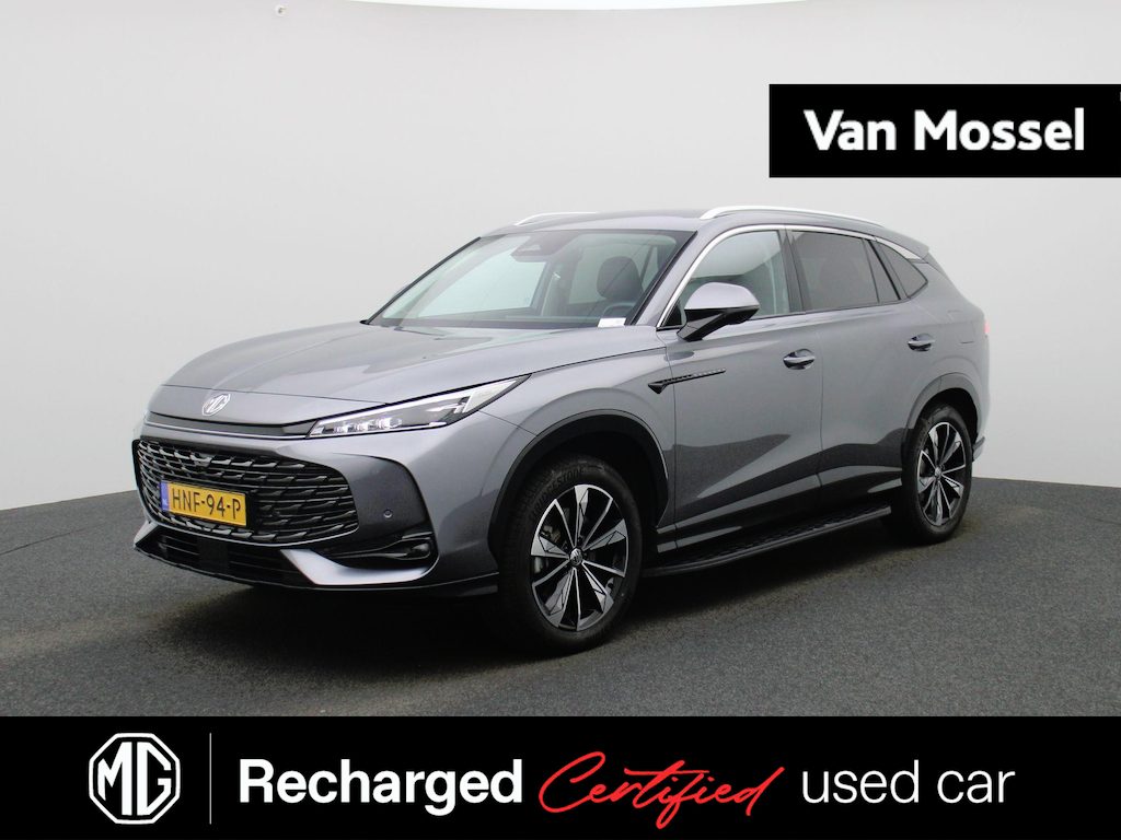 MG MG HS PHEV 1.5 272pk Aut. Luxury | 7 jaar fabrieksgarantie | 1e-Eig. | 100km Elektrisch | Navi | CarPlay | 360 Camera | Stoelverwarming | Led Koplampen |
