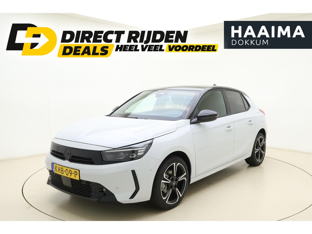 Opel Corsa 1.2 Turbo Ultimate 17'' lichtmetalen velgen | LED matrix verlichting | Alcantara bekleding | Camera | Stoelverwarming | Navigatie | Keyless | Stoelmassage