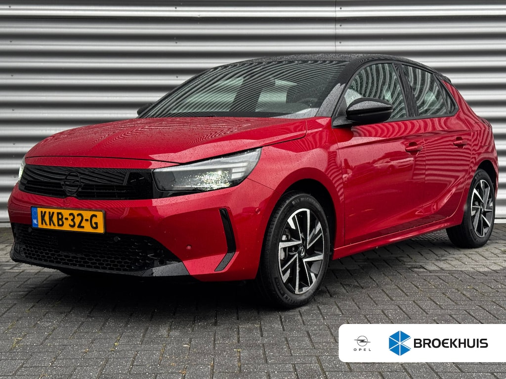 Opel Corsa 1.2 TURBO HYBRID 100PK GS AUTOMAAT / NAVI / LEDER / AIRCO / LED / PDC / 16" LMV / CAMERA / 1E EIGENAAR / NIEUWSTAAT !!