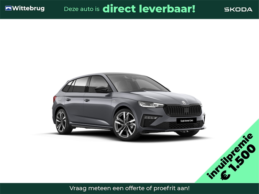 Skoda Scala 1.0 TSI Monte Carlo € 1500,00 inruilpremie
