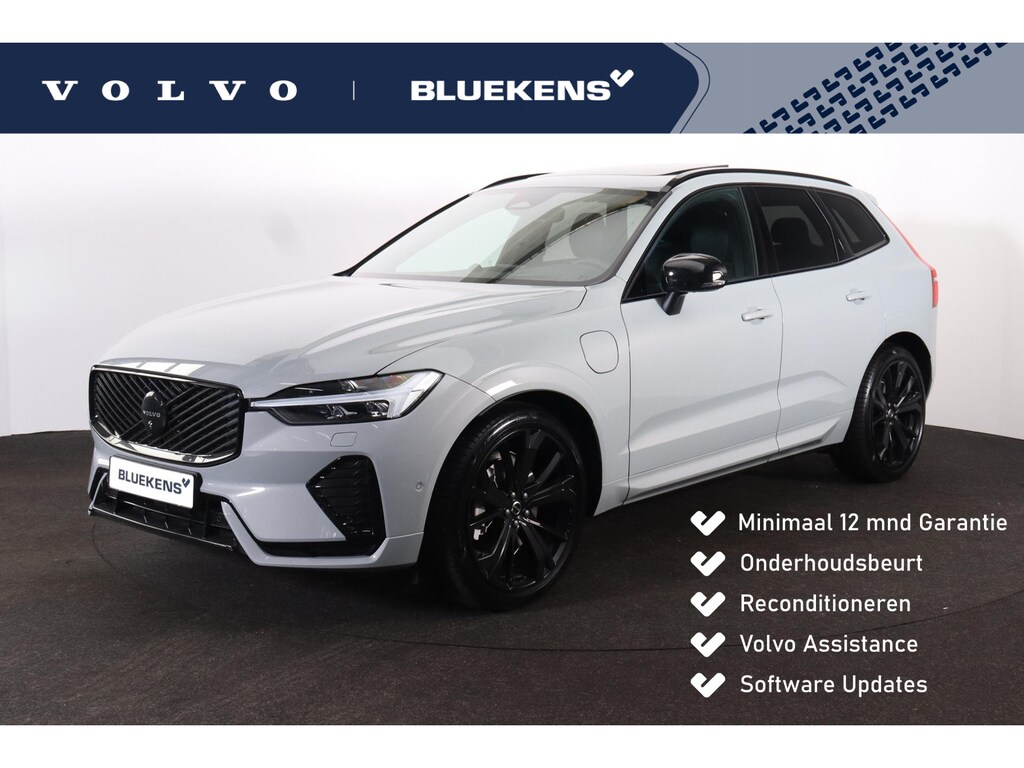 Volvo XC60 T8 Plug-in hybrid AWD Ultra Black Edition 455pk - Luchtvering - Panorama/schuifdak - IntelliSafe Assist & Surround - 360º Camera - Bowers & Wilkins audio - Adaptieve LED koplampen - Verwarmde voorstoelen, stuur & achterbank - Parkeersensoren voor & achter - Elektr. bedienb. voorstoelen met geheugen - Nappaleder - Massagefunctie - Head up display - Draadloze tel. lader - Extra getint glas - Inklapbare trekhaak - 21' LMV