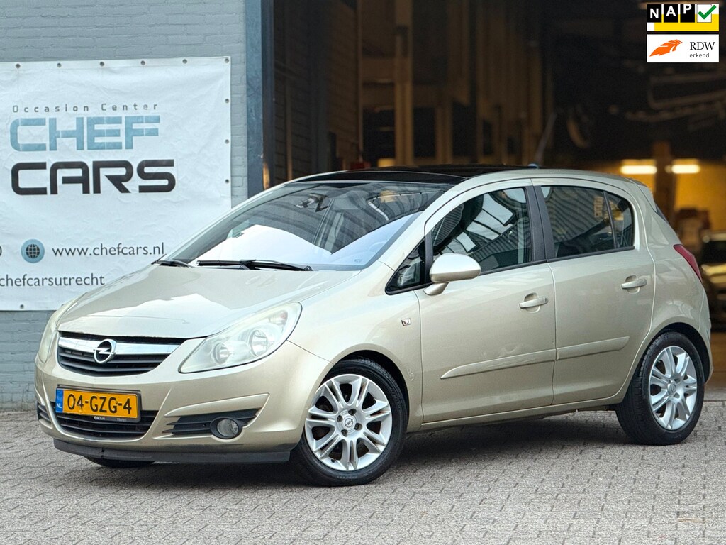 Opel Corsa 1.4|NAP|NIEUWEAPK|AIRCO|PANO|PDC|CRUISE|HALFLEER!