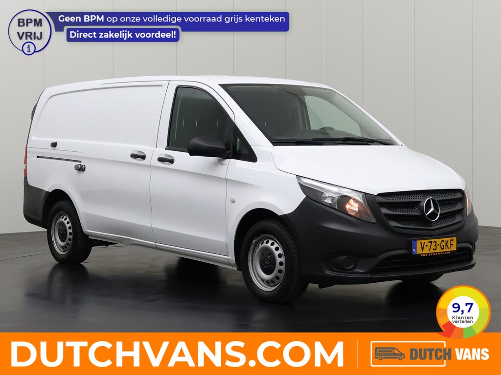 Mercedes-Benz Vito 116CDI Automaat Lang Achterdeuren | Navigatie | Camera | Gatelocks | Airco | Cruise | 3-Zits